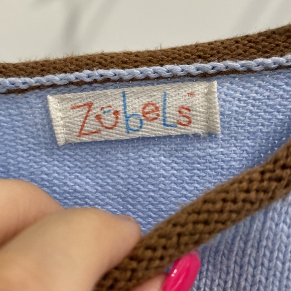 Zubels Football Cotton Knit Handmade Sweater Zub24 |Size 18 mth - Picture 9 of 10